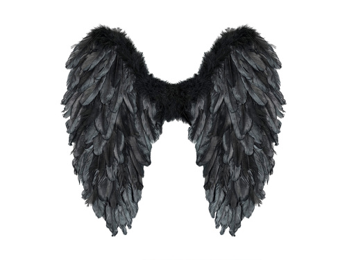 Aripi de înger negre - 50 x 50 cm - 1 buc.