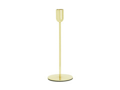 Suport de lumânări din metal auriu - 22 cm - 1 buc.