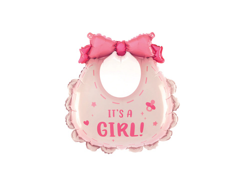 Bib balon folie - It's a Girl - 1 buc.