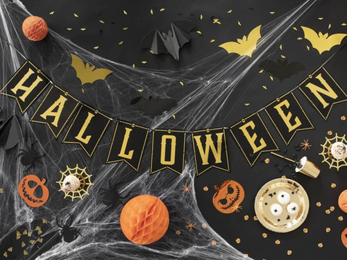 Banner Halloween fericit - 250 cm - 1 buc.