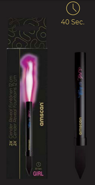 Fântână de tort roz pentru petrecerea copilului - 2 buc.