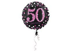 Balon din folie - 50th - 43 cm - 1 buc.