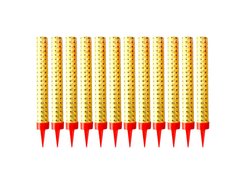 Fântână de tort aurie - 12 cm - 12 buc.
