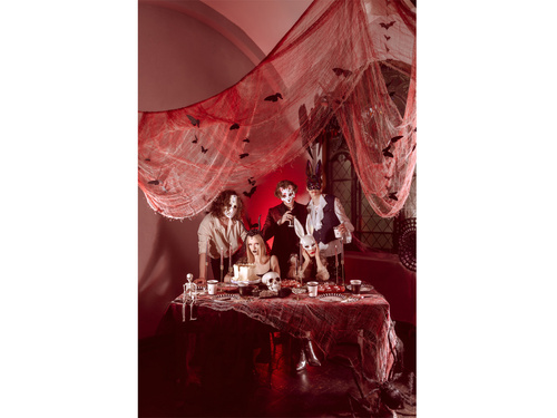 Coarne de diavol negru cu tul - 30x76 cm - 1 buc.