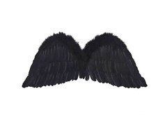 Aripi de înger negre - 80 x 30 cm - 1 buc.