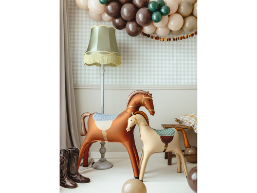 Cal bej balon folie în picioare - 86.5x73 cm - 1 buc.