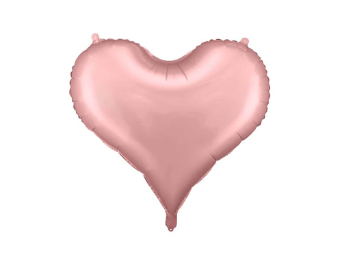 Balon folie Inimă roz deschis - 61 x 53 cm - 1 buc.