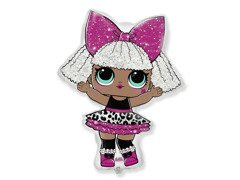 Diva LOL Surpriză ziua de naștere balon de folie - 85 x 64 cm