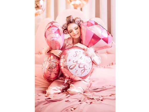 Balon din folie Ea a spus da - 41 x 72 cm - 1 buc.