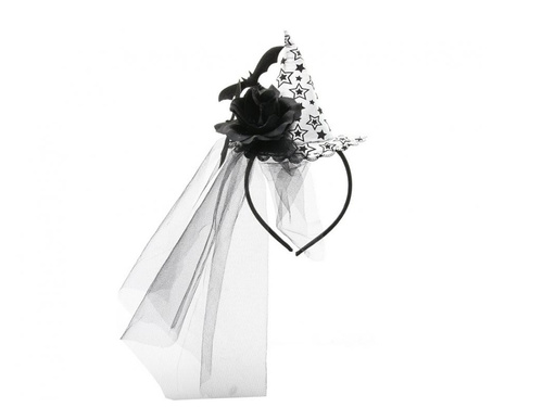 Bentiță Pălărie cu voal - 1 buc.