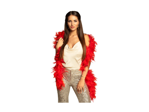 BOA eșarfă pană - roșu - 180 cm