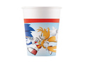 Cupe aniversare Sonic - 200 ml - 8 buc.
