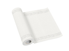 Pânză de masă decorată Silver Frame - 40 cm x 24 m - 1 buc.