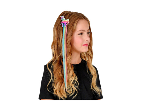 Extensii de păr cu paiete holografice unicorn - pentru fete