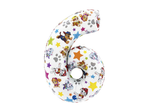 Balon de folie cu numărul Patrulei Psi - 6 - 26" - 1 buc.