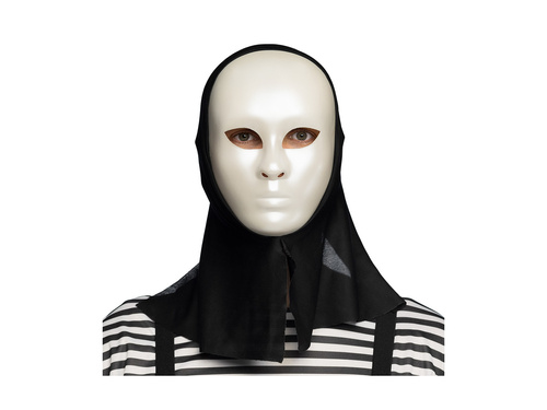 Mască Mim cu glugă albă