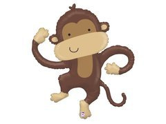 Balon din folie Monkey - 102 cm - 1 buc