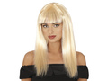 Peruca blonda cu franjuri - 1 buc.