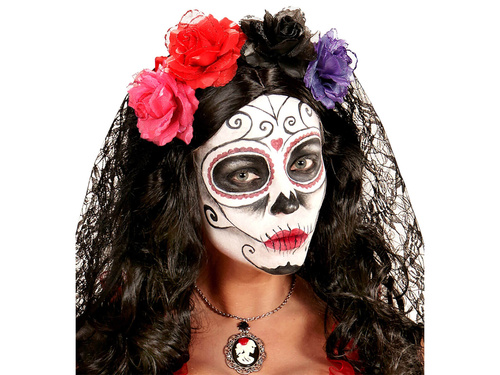 Pin trandafir negru - 1 buc.