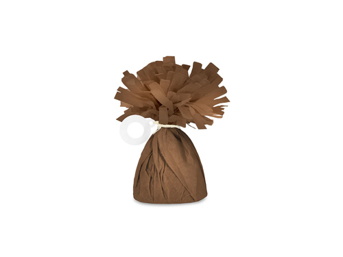 Greutate de hârtie pentru baloane umplute cu heliu - maro - 140 g