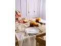 Decorațiune de masă cremă - 48 cm x 5 m - 1 buc.
