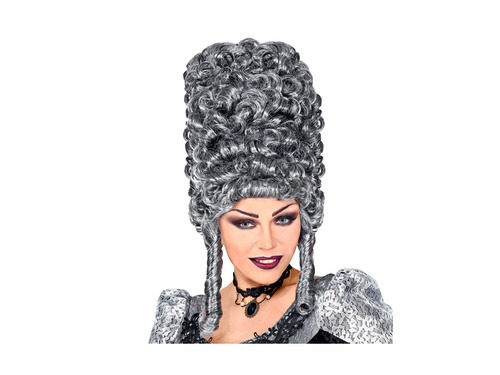 Peruca gotică gri extra înaltă