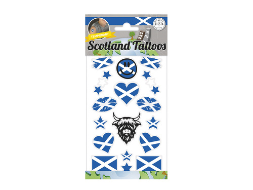 Scoția tatuaje lavabile - 19 buc.