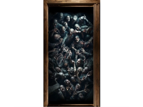 Autocolante podea subsol zombie - 1 buc.