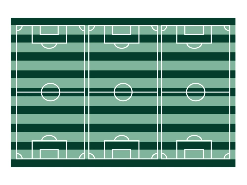 Față de masă pentru ziua de naștere fotbal - 120x180 cm - 1 buc.