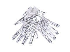 Mănuși de carnaval cu paiete - 24 cm