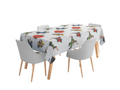 Față de masă aniversară Ninja - 120 x 180 cm - 1 buc.