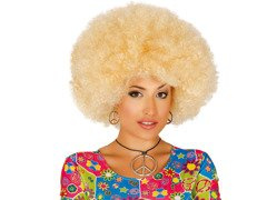Peruca Mega afro blondă - 1 buc.