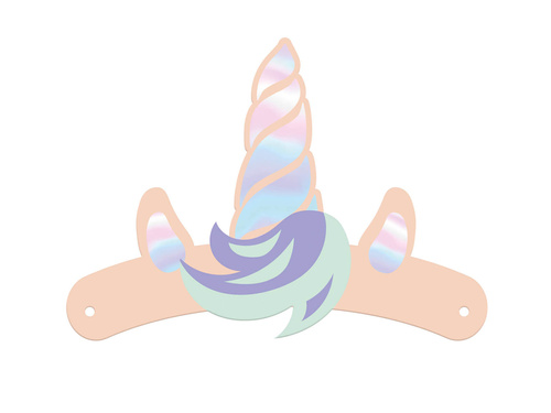 Benzi de hârtie unicorn - 6 buc.