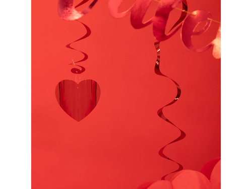 Inimi de Ziua Îndrăgostiților - 85 cm - 5 buc.