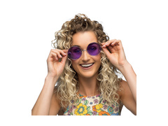 Ochelari de petrecere hippie XL violet