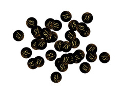 Confetti „Sparkling” pentru aniversarea de 18 ani – 36 de bucăți.