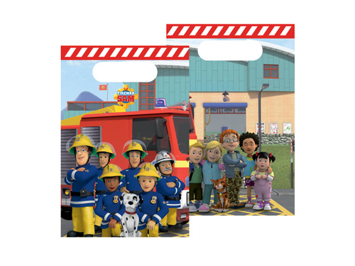 Pungi cadou Fireman Sam - 8 buc.