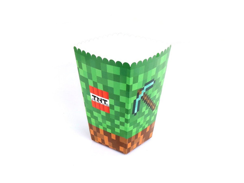 Cutii de popcorn Pixels - 6 buc.