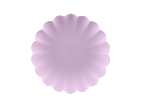 Farfurii mov cu volan - 22 cm - 4 buc.