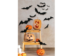 Decorațiuni Halloween Bat - 8 buc.