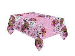 LOL Glitterati față de masă aniversară - 120x180 cm - 1 buc.