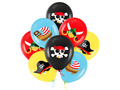 Baloane latex Pirați - 30 cm - 8 buc.