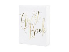 Carte de invitați de nuntă albă - 22 pagini