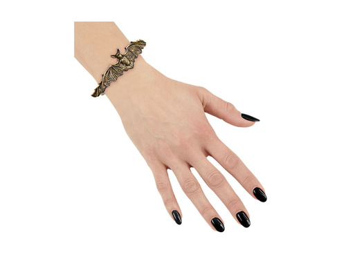 Brățară aurie cu motiv de liliac