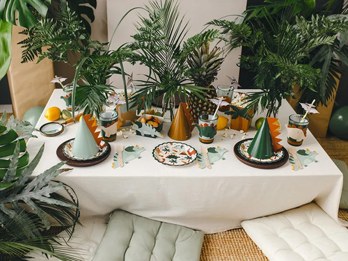 Șervețele aniversare Triceratops - 18 x 10 cm - 12 buc.