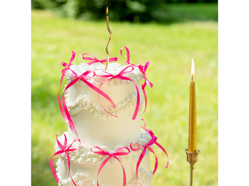 Cake Cupcake Picks - fuchsia - 10 buc.