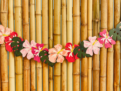 Ghirlandă cu flori tropicale - 200 cm - 1 buc.