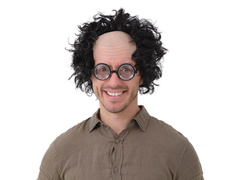 Peruca cu cap chel - 1 buc.