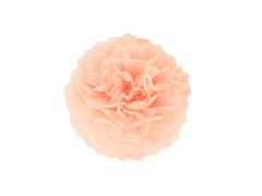 Decorațiuni florale suspendate pom pom - piersică - 25 cm - 1 buc.
