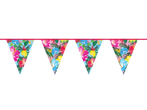 Flori tropicale steag banner - 10 m - 1 buc.